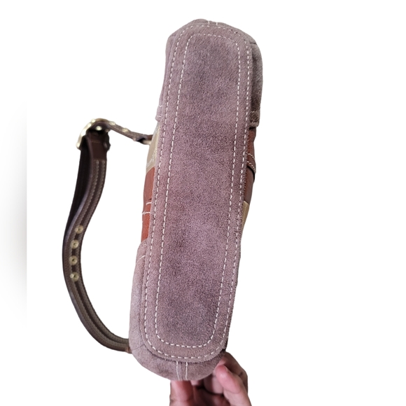 Vintage Coach Patchwork Shoulder Bag - Picture 9 of 12